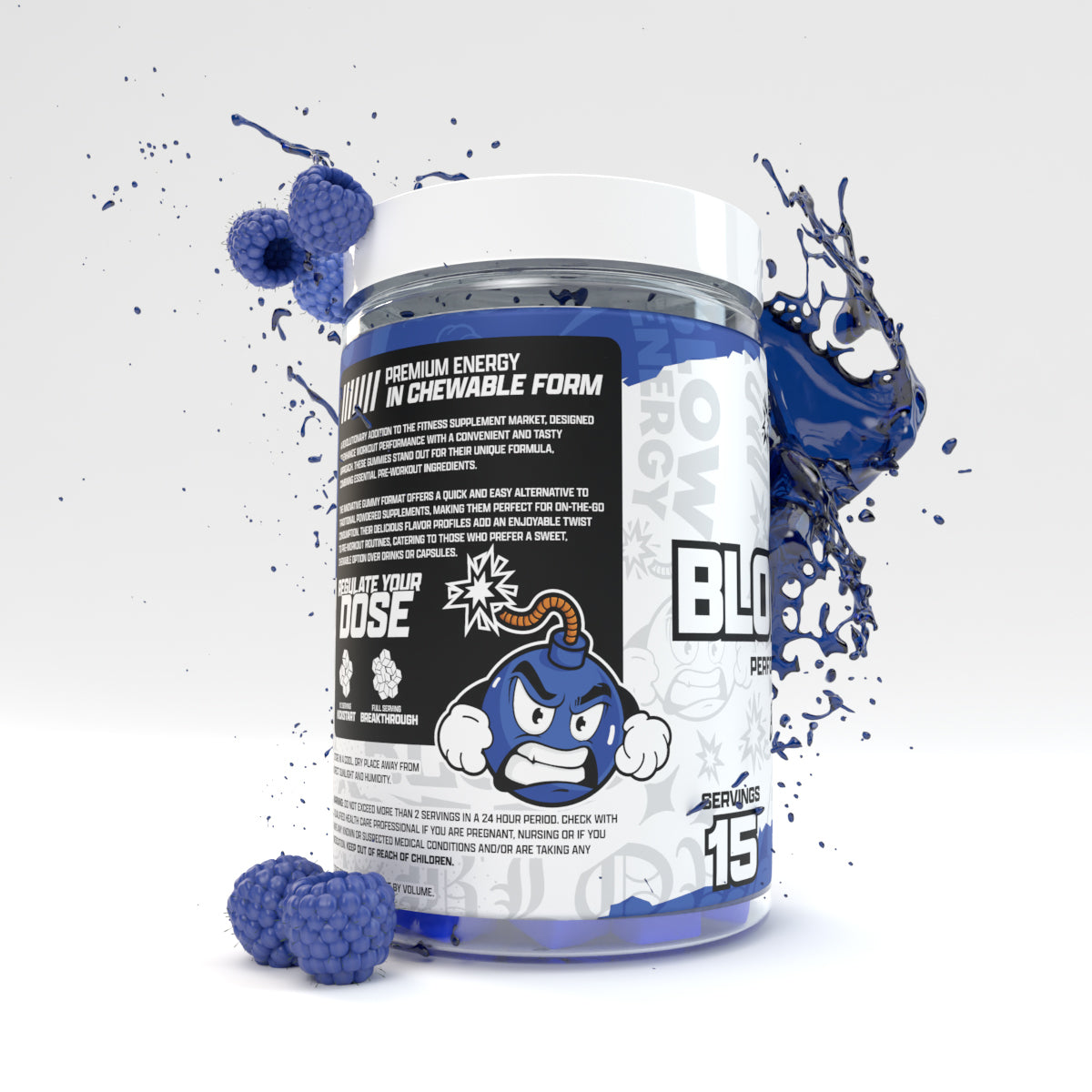 Blow Energy Pre-Workout Gummies | 15 Servings